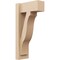 Ekena Millwork 6-in W x 12-in D x 24-in H Funston Block Rough Cedar Woodgrain TimberThane Outlooker, Primed Tan OUTUR060X12X24FST44RCPR - alternate 1